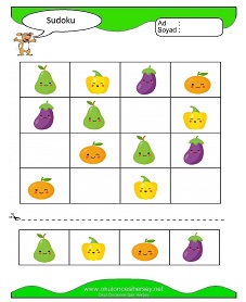 Sudoku Çocuk Bulmacaları